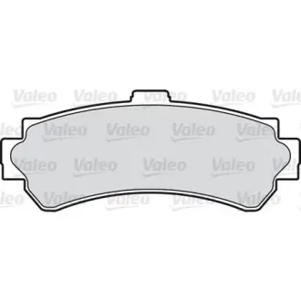 Комплект тормозных колодок, дисковый тормоз VALEO 598449