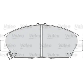 Комплект тормозных колодок, дисковый тормоз VALEO 598494