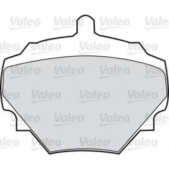 Комплект тормозных колодок, дисковый тормоз VALEO 598497