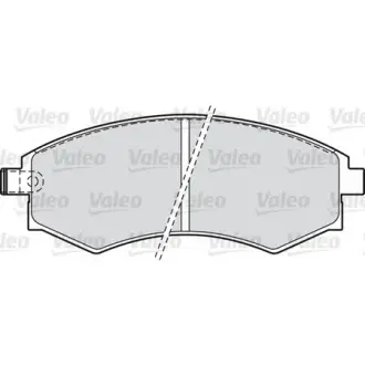 Комплект тормозных колодок, дисковый тормоз VALEO 598574