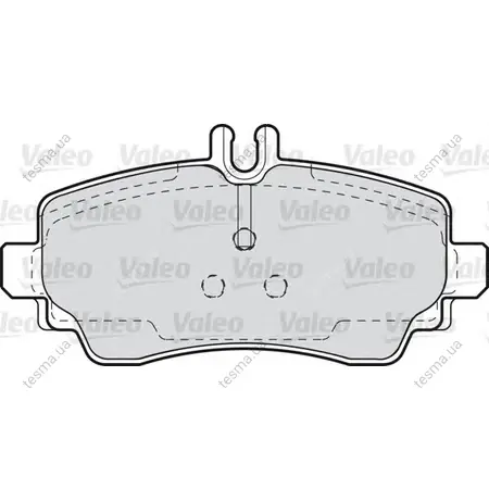 Комплект тормозных колодок, дисковый тормоз VALEO 598582 (фото 1)