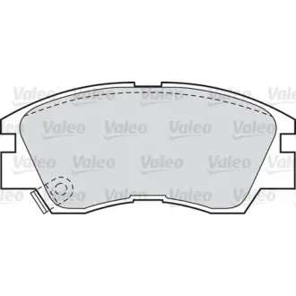 Комплект тормозных колодок, дисковый тормоз VALEO 598597
