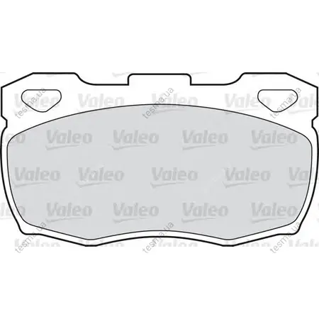 Комплект тормозных колодок, дисковый тормоз VALEO 598623 (фото 1)