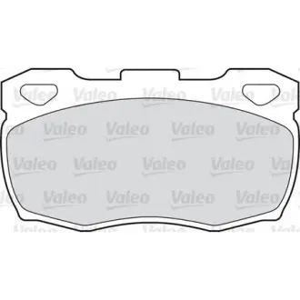 Комплект тормозных колодок, дисковый тормоз VALEO 598623