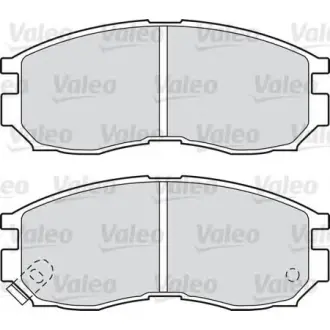 Комплект тормозных колодок, дисковый тормоз VALEO 598625