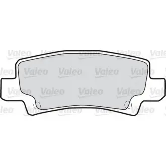 Комплект тормозных колодок, дисковый тормоз VALEO 598680