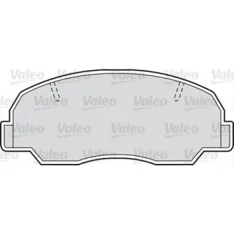 Комплект тормозных колодок, дисковый тормоз VALEO 598685
