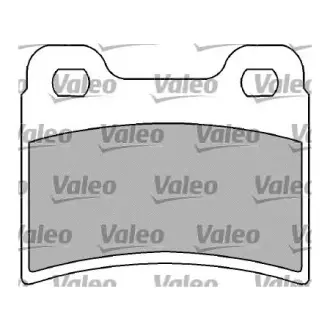 Комплект тормозных колодок, дисковый тормоз VALEO 598692
