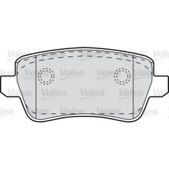 Комплект тормозных колодок, дисковый тормоз VALEO 598727