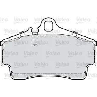 Комплект тормозных колодок, дисковый тормоз VALEO 598768
