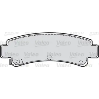 Комплект тормозных колодок, дисковый тормоз VALEO 598826