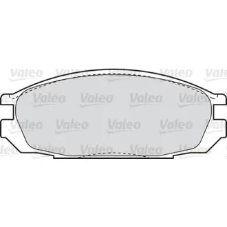 Комплект тормозных колодок, дисковый тормоз VALEO 598851