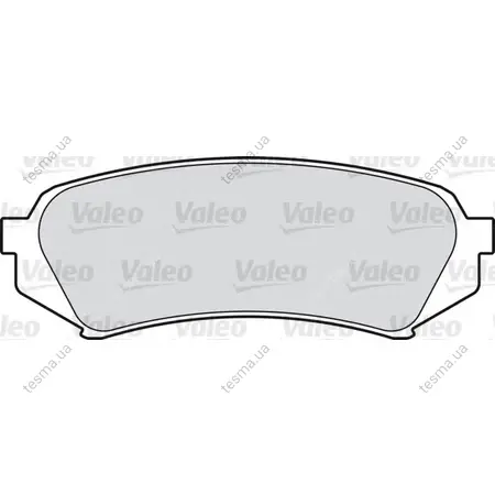 Комплект тормозных колодок, дисковый тормоз VALEO 598865 (фото 1)