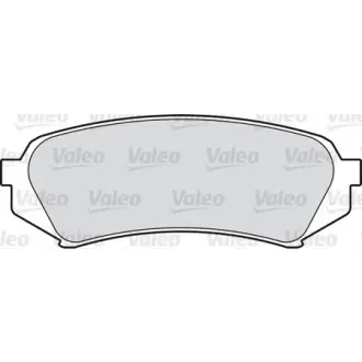 Комплект тормозных колодок, дисковый тормоз VALEO 598865