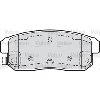 Комплект тормозных колодок, дисковый тормоз VALEO 598869