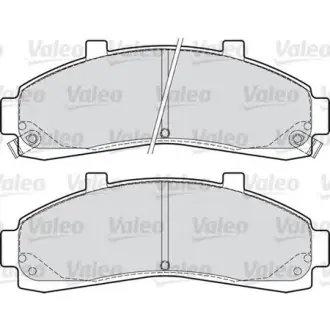 Комплект тормозных колодок, дисковый тормоз VALEO 598906
