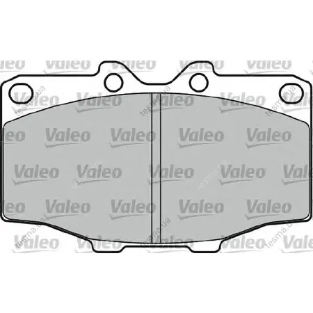 Комплект тормозных колодок, дисковый тормоз VALEO 598921 (фото 1)