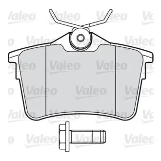 Комплект тормозных колодок, дисковый тормоз VALEO 601042