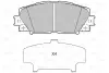Комплект тормозных колодок, дисковый тормоз VALEO 601054 (фото 1)