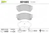 Комплект тормозных колодок, дисковый тормоз VALEO 601065 (фото 1)