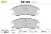 Комплект тормозных колодок, дисковый тормоз VALEO 601129 (фото 1)
