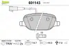 Комплект тормозных колодок, дисковый тормоз VALEO 601143 (фото 1)