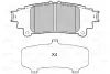 Комплект тормозных колодок, дисковый тормоз VALEO 601312 (фото 2)