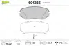 Комплект тормозных колодок, дисковый тормоз VALEO 601335 (фото 1)