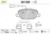 Комплект тормозных колодок, дисковый тормоз VALEO 601390 (фото 1)
