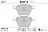 Комплект тормозных колодок, дисковый тормоз VALEO 601413 (фото 1)