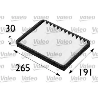 Cabin air filter, element. Фильтр салона, кондиционера, воздушный, элемент VALEO 698163