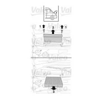 Cabin air filter. Фильтр воздушный салона VALEO 716027