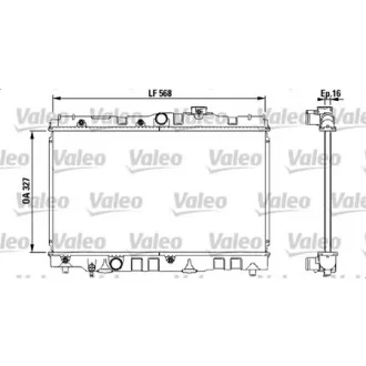 Радіатор охолоджування VALEO 731119