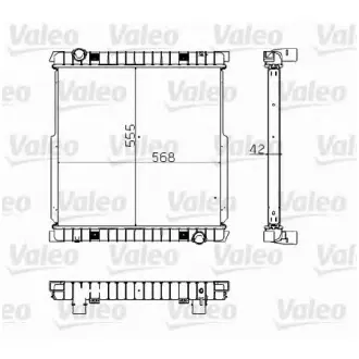 Радіатор VALEO 734872