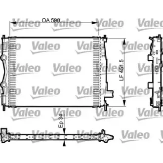Радіатор охолоджування VALEO 735380