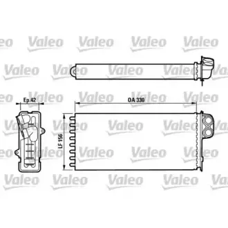Радіатор пічки VALEO 812128