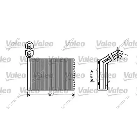 Радіатор обігрівача VAG (Valeo) VALEO 812324 (фото 1)