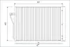 Радіатор кондиціонера BMW 7 (F01/F02/F03/F04) 4.4 05-15 VALEO 812879 (фото 1)