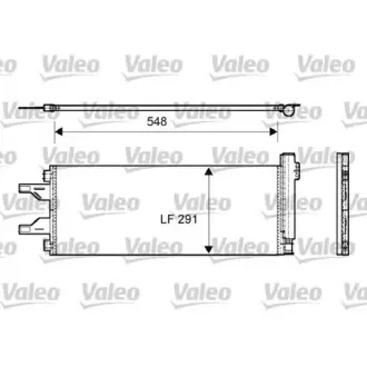 Радіатор кондиціонера Citroen Jumper/Peugeot Boxer 06- VALEO 814069