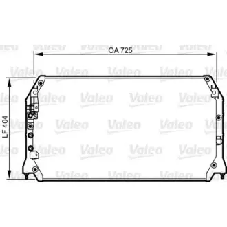 Радіатор кондиціонера CAMRY 2.2-3.0 96-01 VALEO 814247
