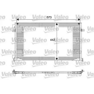 Радіатор кондиціонера Renault Trafic 1.9 dCI/2.0 01- VALEO 817644