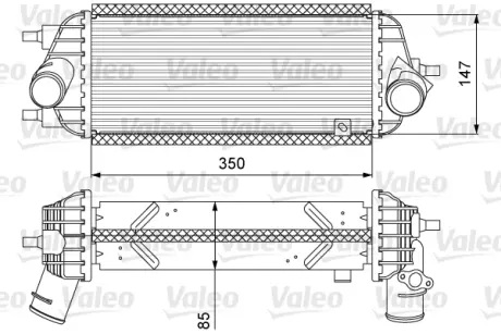 Радіатор наддуву VALEO 818626