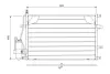 Радіатор кондиціонера VOLVO XC70 2.4-2.5 97-07 VALEO 822746 (фото 1)