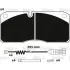 Комплект тормозных колодок, дисковый тормоз VALEO 882236 (фото 1)