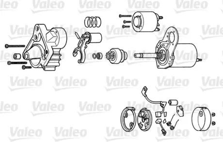 Стартер реставрація VALEO D6RA76