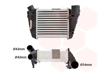 Інтеркулер AUDI A4 2.5D 01- (вир-во Van Wezel) VAN WEZEL 03004188