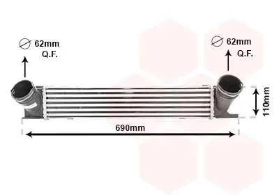 Інтеркулер BMW (Van Wezel) VAN WEZEL 06004378