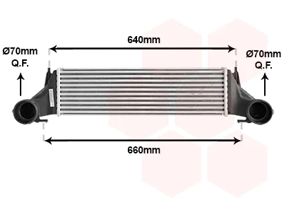 Інтеркулер BMW X5 E53 (вир-во Van Wezel) VAN WEZEL 06004421