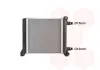 Радіатор охолодження BMW X1 F48/ 2 Serie 14+ 218i/220i/225 (Van Wezel) VAN WEZEL 06012728 (фото 1)