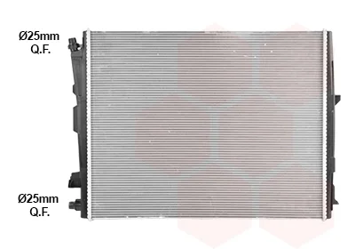 Радіатор охолодження двигуна BMW 3 G20 (Van Wezel) VAN WEZEL 06012758